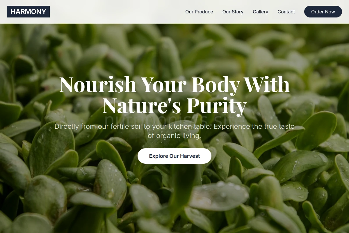 Harmony Organic Food